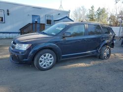 Salvage cars for sale from Copart Lyman, ME: 2015 Dodge Journey SE