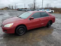 Salvage cars for sale at Montreal Est, QC auction: 2007 Honda Accord EX