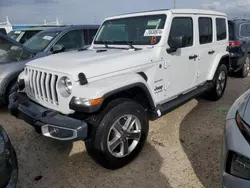 Salvage cars for sale at Arcadia, FL auction: 2021 Jeep Wrangler Unlimited Sahara