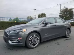 Salvage cars for sale at auction: 2017 Ford Fusion Titanium Phev