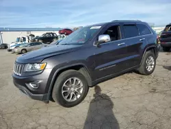 Salvage cars for sale at Pennsburg, PA auction: 2015 Jeep Grand Cherokee Limited