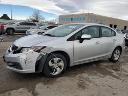 Salvage cars for sale at Littleton, CO auction: 2014 Honda Civic LX