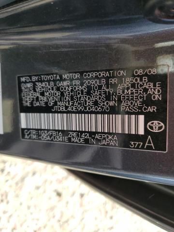 2009 Toyota Corolla Base