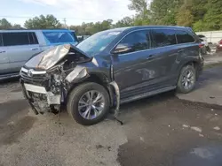 Vehiculos salvage en venta de Copart Shreveport, LA: 2015 Toyota Highlander LE