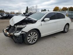 Salvage cars for sale from Copart Bowmanville, ON: 2014 Honda Accord LX