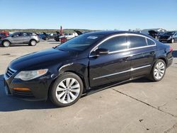 Salvage cars for sale from Copart Grand Prairie, TX: 2012 Volkswagen CC Sport