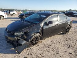 Salvage cars for sale at Houston, TX auction: 2013 Honda Civic LX