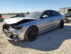 Salvage cars for sale at San Antonio, TX auction: 2018 Audi S6 Premium Plus