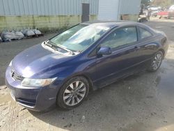 Salvage cars for sale from Copart Hampton, VA: 2009 Honda Civic EX