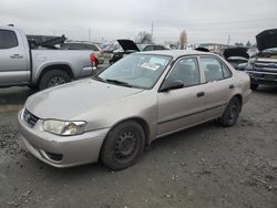 Toyota Corolla Vehiculos salvage en venta: 2001 Toyota Corolla CE