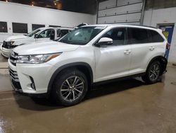 Toyota Highlander se salvage cars for sale: 2019 Toyota Highlander SE