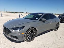 Salvage cars for sale at New Braunfels, TX auction: 2021 Hyundai Sonata Limited