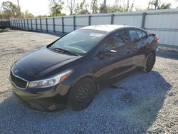 Salvage cars for sale at Riverview, FL auction: 2017 KIA Forte LX