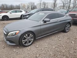 2018 Mercedes-Benz C 300 4matic en venta en Central Square, NY