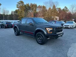 Salvage trucks for sale at North Billerica, MA auction: 2017 Ford F150 Raptor