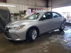 Salvage cars for sale at Elgin, IL auction: 2016 Toyota Camry LE