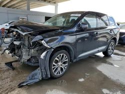 Mitsubishi salvage cars for sale: 2016 Mitsubishi Outlander ES