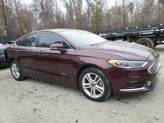 2018 Ford Fusion SE Hybrid