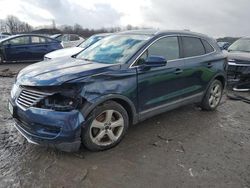 Salvage cars for sale at Duryea, PA auction: 2015 Lincoln MKC