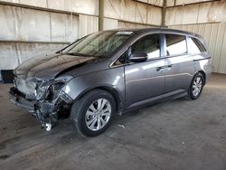 Salvage cars for sale at Phoenix, AZ auction: 2016 Honda Odyssey EXL