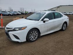 Salvage cars for sale from Copart Rocky View County, AB: 2020 Toyota Camry SE