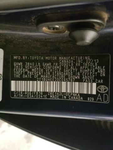 2013 Toyota Corolla Base