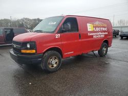 Salvage trucks for sale at Ham Lake, MN auction: 2012 Chevrolet Express G2500