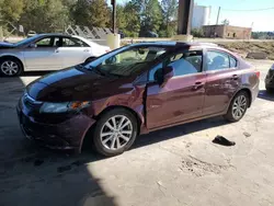 Salvage cars for sale from Copart Gaston, SC: 2012 Honda Civic EX