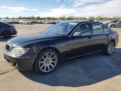 Salvage cars for sale at Fresno, CA auction: 2006 BMW 750 LI