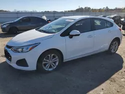 Chevrolet salvage cars for sale: 2019 Chevrolet Cruze LS