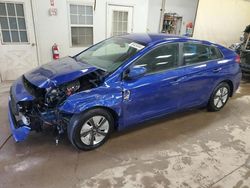 Salvage cars for sale at Davison, MI auction: 2019 Hyundai Ioniq Blue