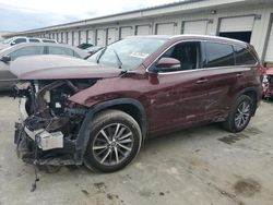 Toyota salvage cars for sale: 2017 Toyota Highlander SE