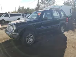 SUV salvage a la venta en subasta: 2004 Jeep Liberty Sport