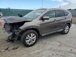 Salvage cars for sale at Homestead, FL auction: 2013 Honda CR-V EXL