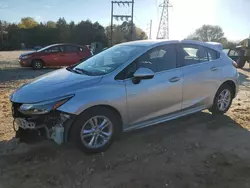 Salvage cars for sale at China Grove, NC auction: 2018 Chevrolet Cruze LT