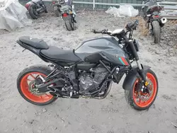 Yamaha mt07 salvage cars for sale: 2021 Yamaha MT07