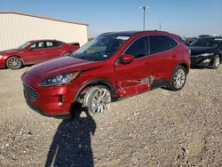 Salvage cars for sale from Copart Temple, TX: 2021 Ford Escape Titanium