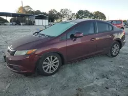 Honda Civic ex salvage cars for sale: 2012 Honda Civic EX