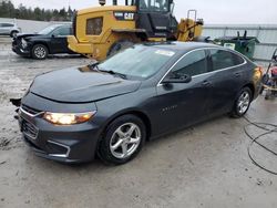 Chevrolet salvage cars for sale: 2017 Chevrolet Malibu LS