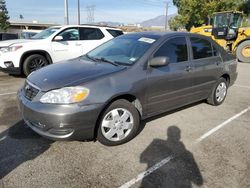 Salvage cars for sale from Copart Rancho Cucamonga, CA: 2008 Toyota Corolla CE