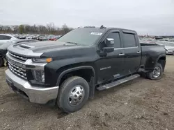 Salvage cars for sale at Des Moines, IA auction: 2022 Chevrolet Silverado K3500 LTZ