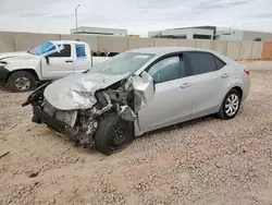 Salvage cars for sale at Phoenix, AZ auction: 2017 Toyota Corolla L