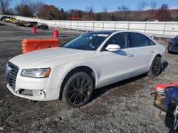 Salvage cars for sale at Grantville, PA auction: 2015 Audi A8 L TDI Quattro