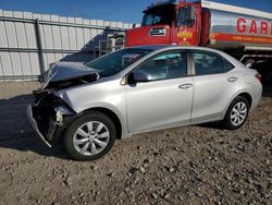 Toyota Corolla salvage cars for sale: 2016 Toyota Corolla L