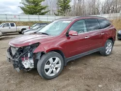 2016 Chevrolet Traverse LT en venta en Davison, MI