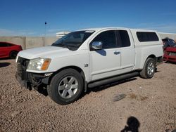 Salvage cars for sale at Phoenix, AZ auction: 2004 Nissan Titan XE