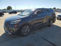 Salvage cars for sale at auction: 2018 Hyundai Santa FE SE