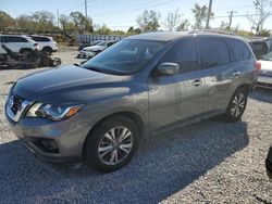 Salvage cars for sale at Riverview, FL auction: 2019 Nissan Pathfinder S