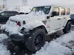 Salvage cars for sale at Littleton, CO auction: 2022 Jeep Wrangler Unlimited Sahara 4XE