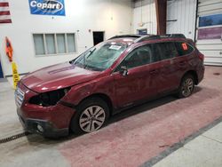 Salvage cars for sale at Angola, NY auction: 2016 Subaru Outback 2.5I Premium